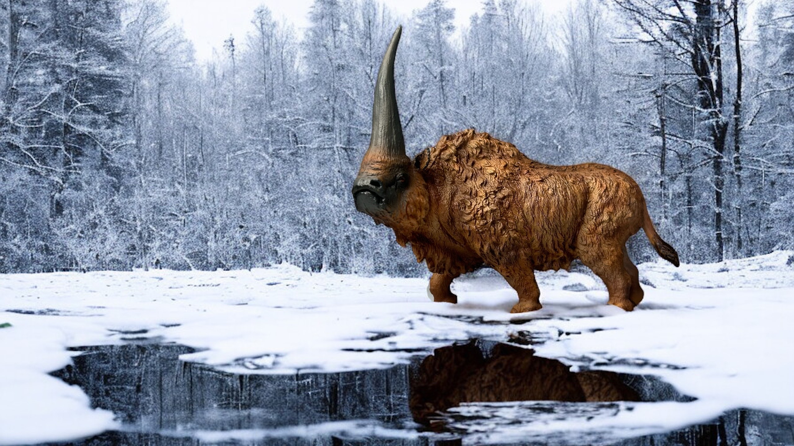 Elasmotherium TNG en su ambiente