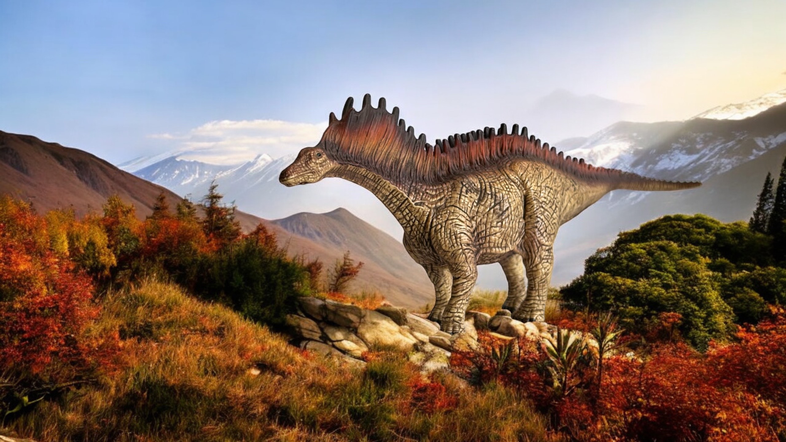 Amargasaurus Figure by Schleich.