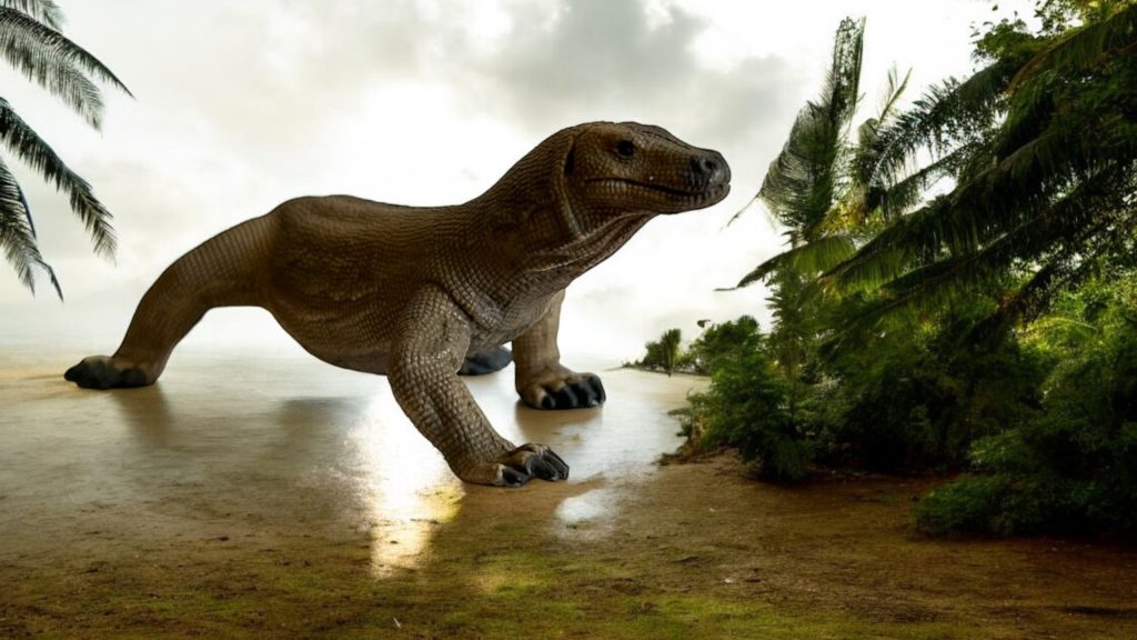 Comodo Dragon by Schleich.
