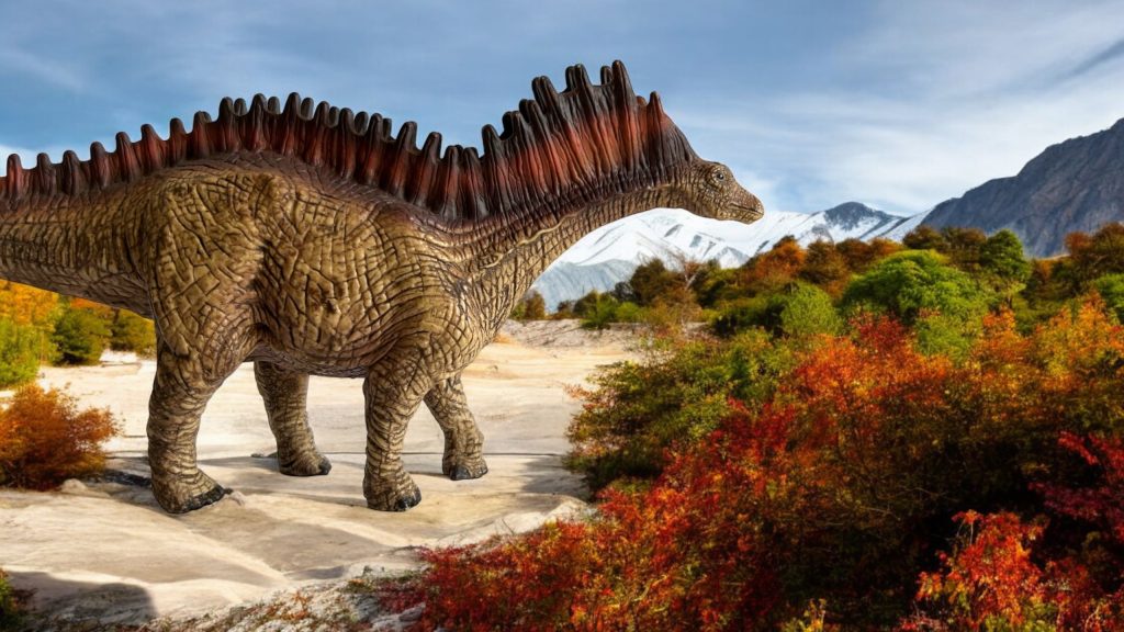 Amargasaurus Figure by Schleich.