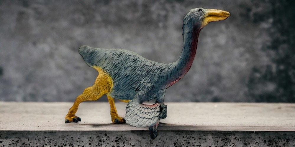 Gallimimus Figure by Schleich.