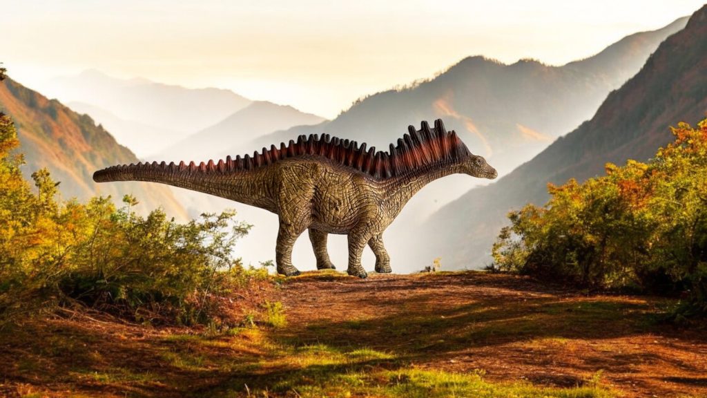 Amargasaurus Figure by Schleich.