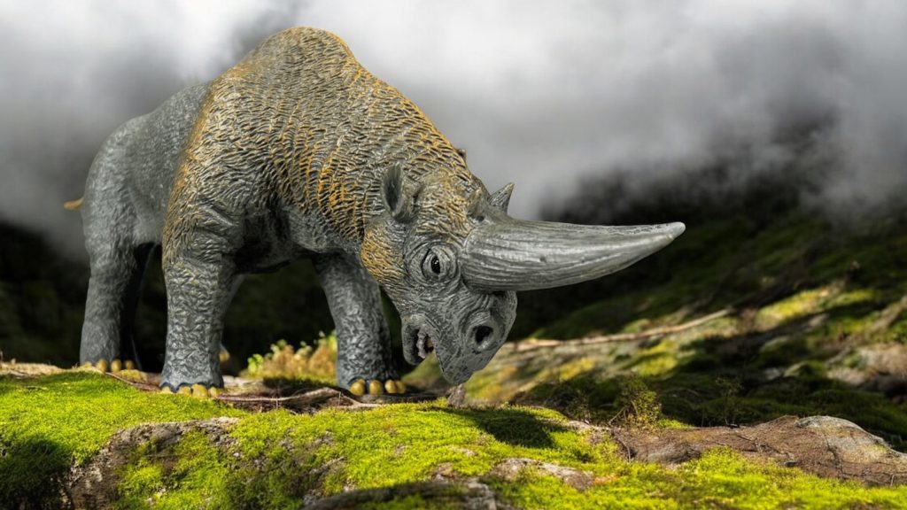 Arsinoitherium Figure by CollectA.