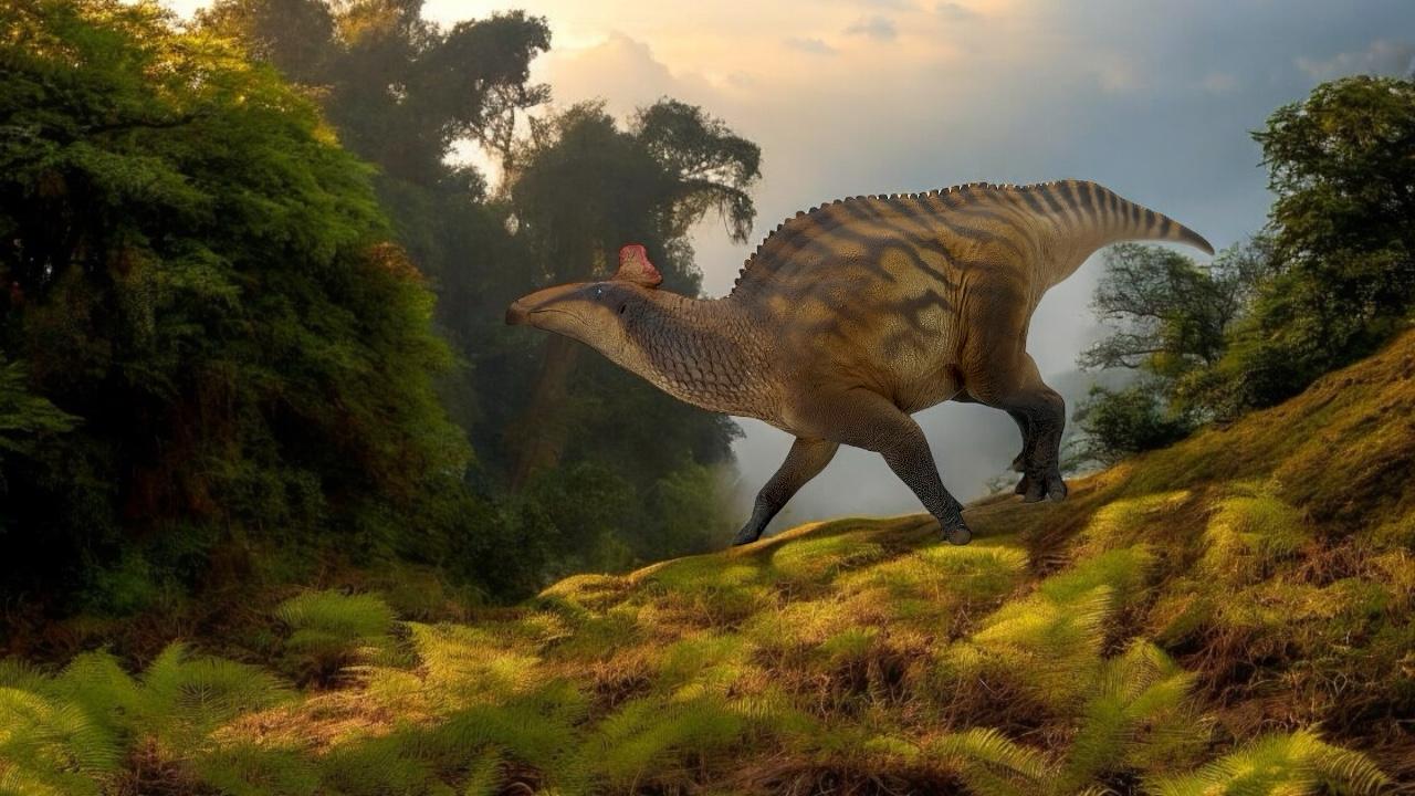 Edmontosaurus Figure by PNSO.